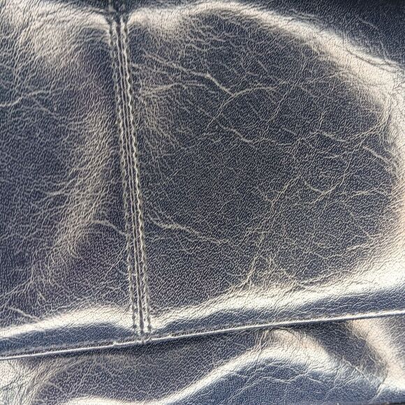 Liz Claiborne Navy Blue Women's Shoulder Purse Vintage Faux Leather 90s Mini Bag - Picture 6 of 11